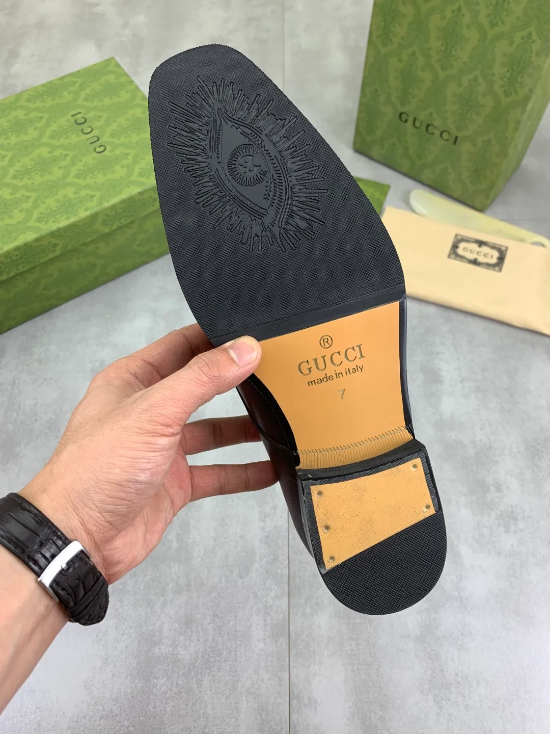 Men's men's shoes 💰P560 [New style] Water dyed cowhide 💰💎💎💎 [Gucci] GUCCI high-end men's formal business leather shoes, original order 1:1! Original imported high-end open-edge beaded calfskin, original metal buckle, imported first-layer cowhide lining for feet. Original outsole, men's shoe size: 39-44 (45 customized) 3️⃣ colors available